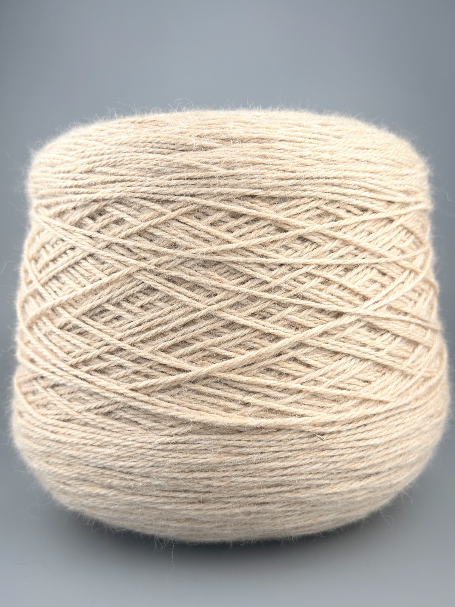 Di.Vè Norwaywool Nm 3/5 – Fil en 100 % laine col. Beige clair mélange photo 2